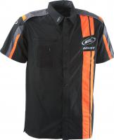 KID RACING SHORT SLEEVED SHIRT BLACK/ORANGE 8 YEAR
