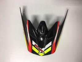 Pull-in BMX/DH helmet peak