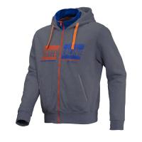 Kenny Zipped Hoody Corpo Grey